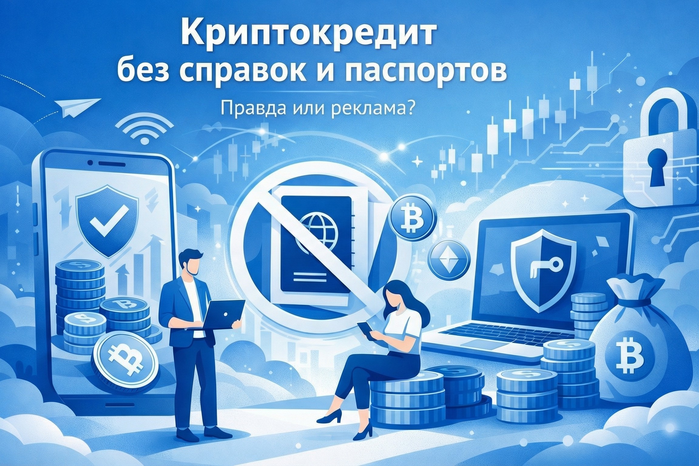 Криптокредит без справок и паспортов &mdash; правда или реклама?